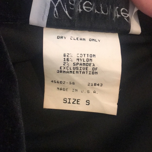 Maternite Black Velvet Size Small Adjustable Dress. - Picture 11 of 13